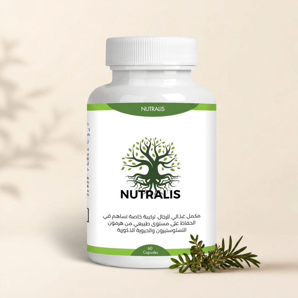 علبة NUTRALIS مع رموز الجودة والاعتماد